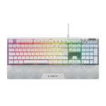 Rampage Carbon RGB Red Switch Kablolu Mekanik Beyaz Klavye